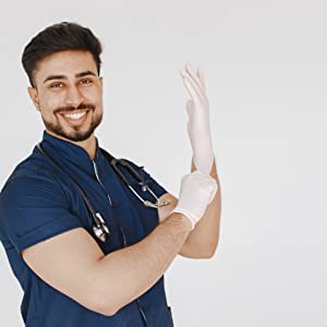 Inspire Stretch Vinyl Exam Gloves | THE ORIGINAL Quality Disposable Latex Free Medical Glove Cleaning Cooking Food Service Labs Healthcare and Household, Large 1000 Count