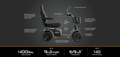 Pride Pursuit 2 Outdoor Mobility Scooter – Built for Adventure & Comfort