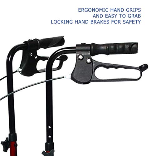 Lumex 3 Wheel Cruiser - Lightweight & Narrow Three Wheel Walkers for Seniors & Tight Spaces