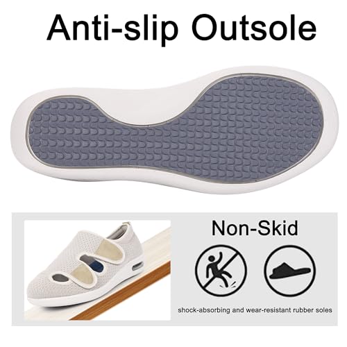 SPR&JOY Diabetic Shoes for Women – Comfortable & Supportive Footwear for Swollen Feet & Edema