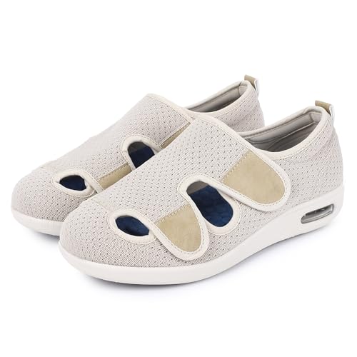 SPR&JOY Diabetic Shoes for Women – Comfortable & Supportive Footwear for Swollen Feet & Edema