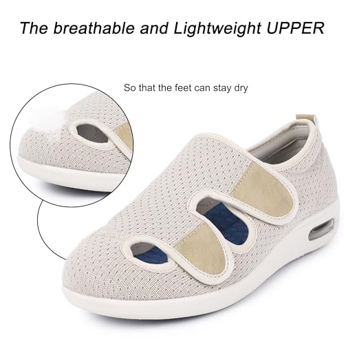 SPR&JOY Diabetic Shoes for Women – Comfortable & Supportive Footwear for Swollen Feet & Edema