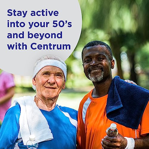 Centrum Silver Men's 50+ Multivitamin – Essential Daily Nutrition for Memory, Cognition & Overall Wellness