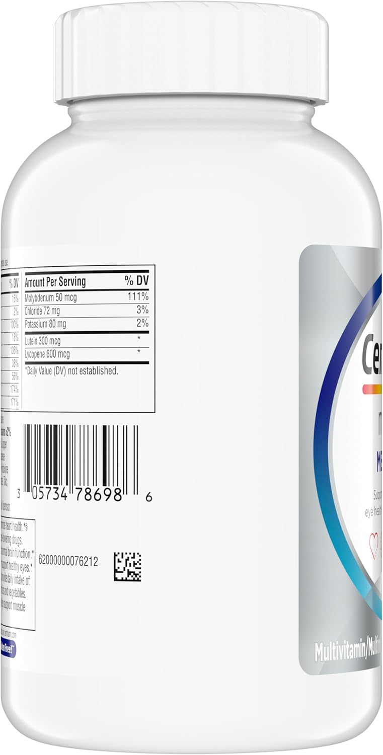 Centrum Minis Silver Multivitamin for Men 50 Plus – Essential Daily Nutrition for Memory, Cognition & Overall Wellness