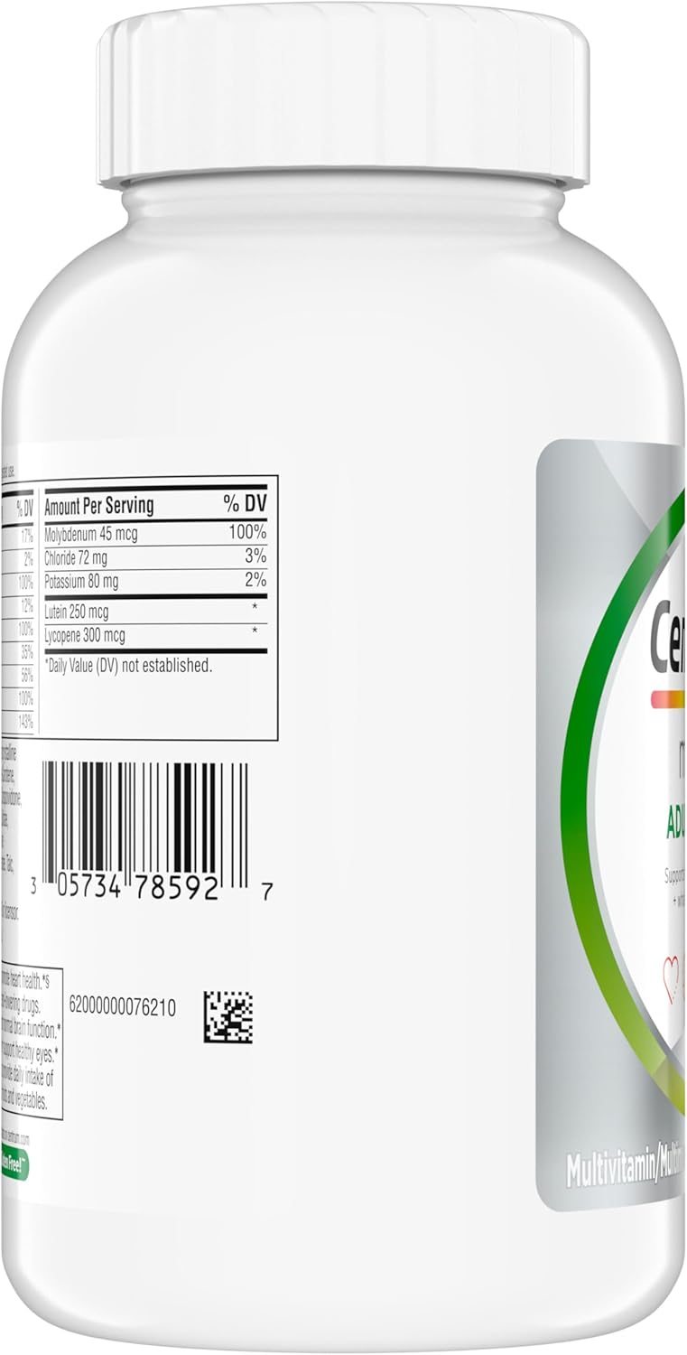 Centrum Minis Silver Multivitamin Tablet for Adults 50 Plus – Essential Daily Nutrition for Memory, Cognition & Overall Wellness
