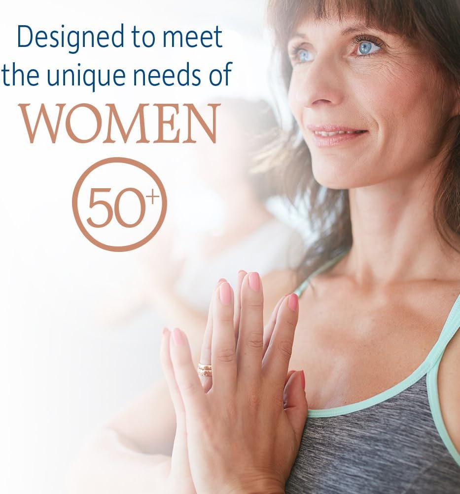 Garden of Life Raw Probiotics for Women Over 50-50 & Wiser Women's Probiotic with Acidophilus, Live Cultures, Probiotic - Created Vitamins, Enzymes, Prebiotics - 90 Vegetarian Capsules