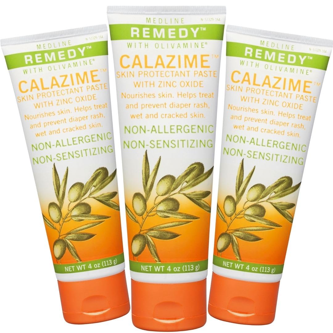 Medline Remedy Olivamine Calazime Skin Protectant Paste Cream – Advanced Skin Protection & Relief