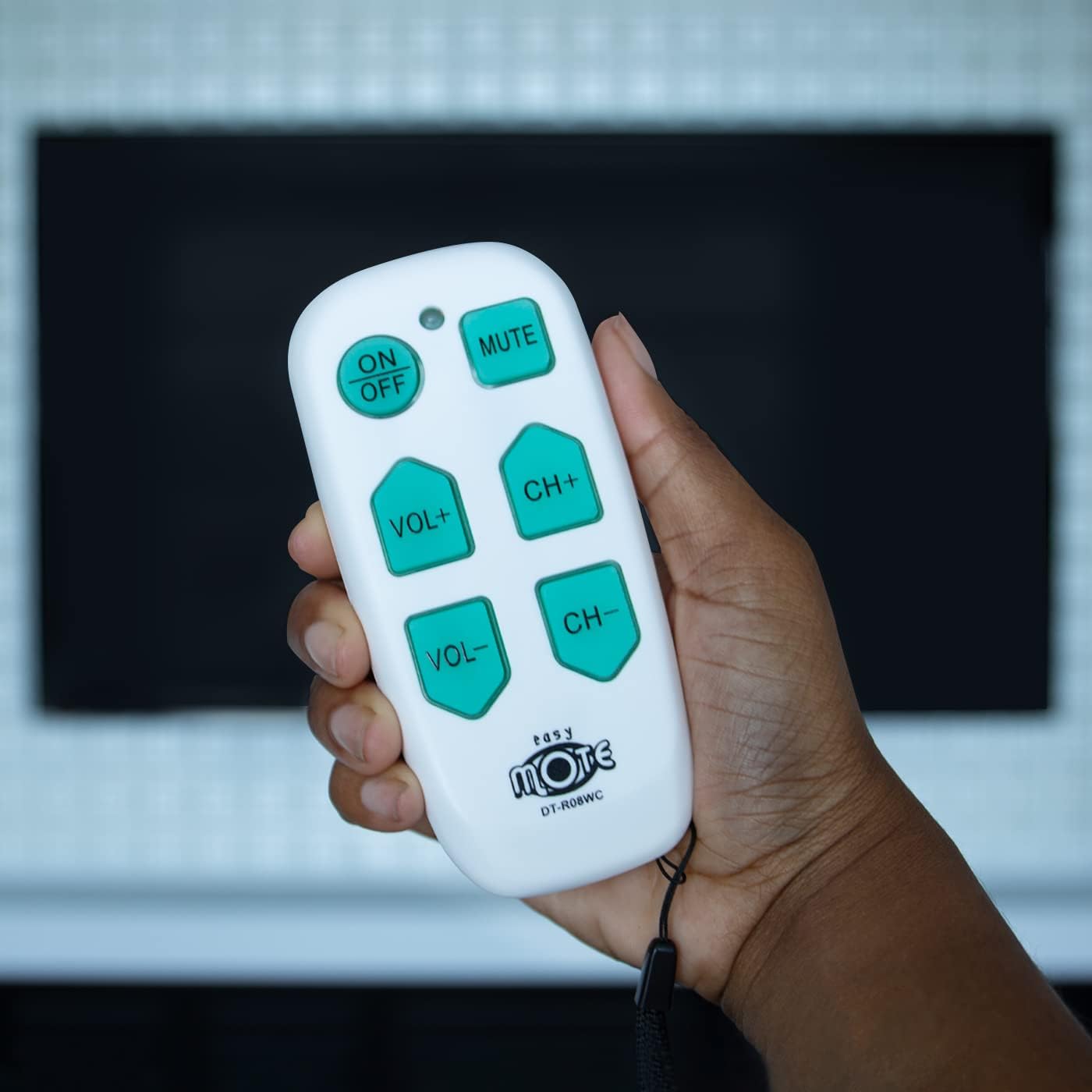 Universal Big Button TV Remote - EasyMote | DT-R08W – Simple, Accessible & Smart Control