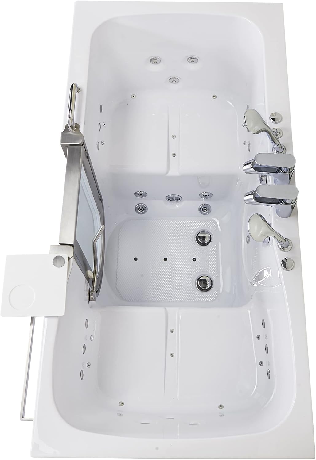 Escape 36"x72" Two-Seat Walk-In Bathtub – Spacious, Therapeutic, and Accessible Bathing Solution