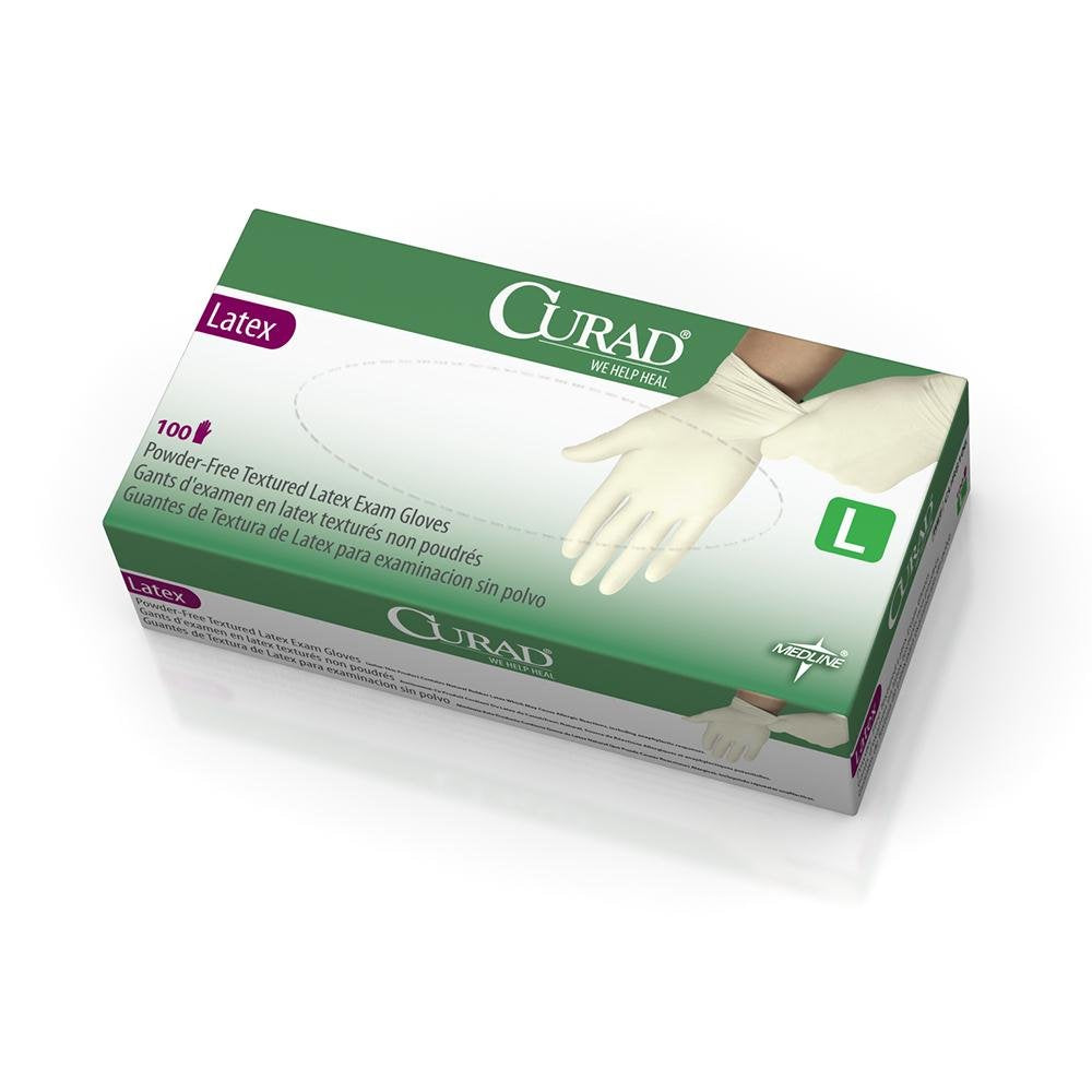 CURAD Comfort Disposable Medical Latex Gloves – Premium Protection for Healthcare Professionals