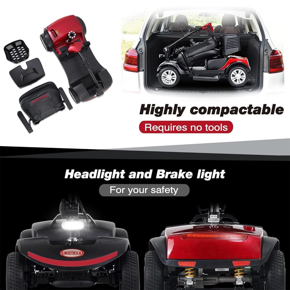 Folding Mobility Scooter for Seniors – Reliable, Comfortable, and Designed for Independence