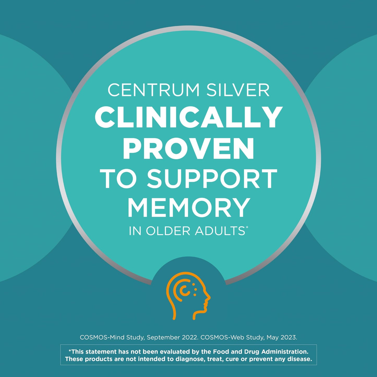 Centrum Silver Men's 50+ Multivitamin – Essential Daily Nutrition for Memory, Cognition & Overall Wellness