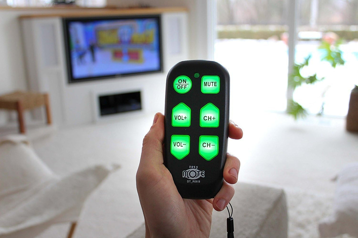 Universal Big Button TV Remote - EasyMote | DT-R08W – Simple, Accessible & Smart Control