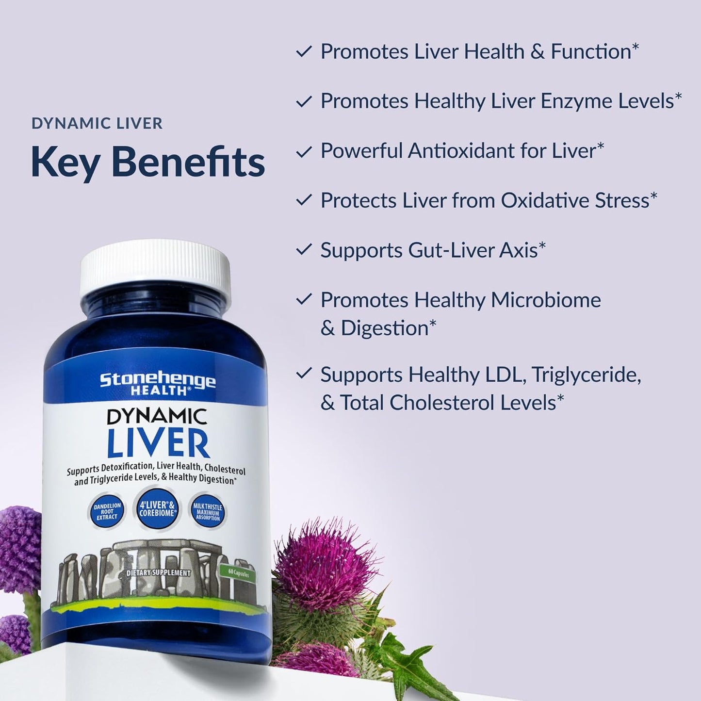 Stonehenge Health Dynamic Liver Supplement – Advanced Detox & Liver Health Support