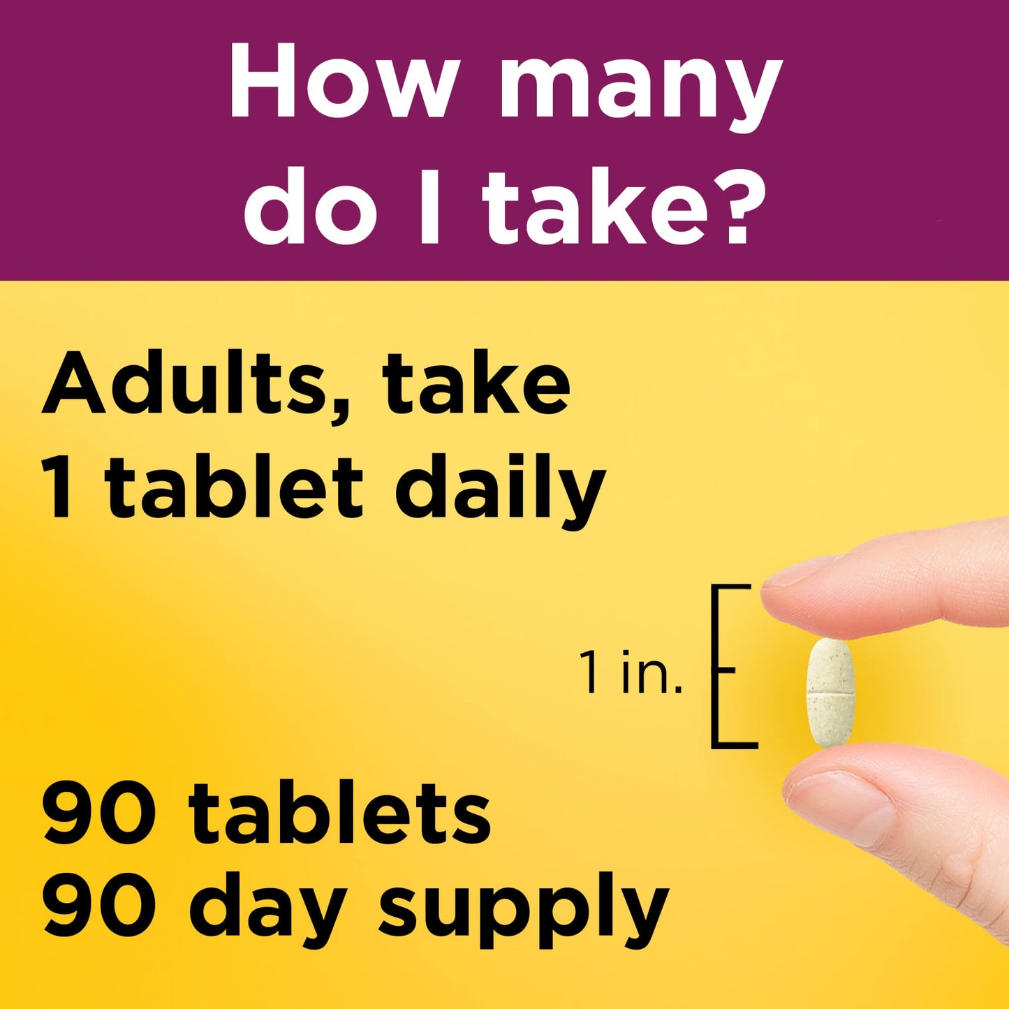 Nature Made Multivitamin For Her 50+ with No Iron – Comprehensive Daily Nutritional Support