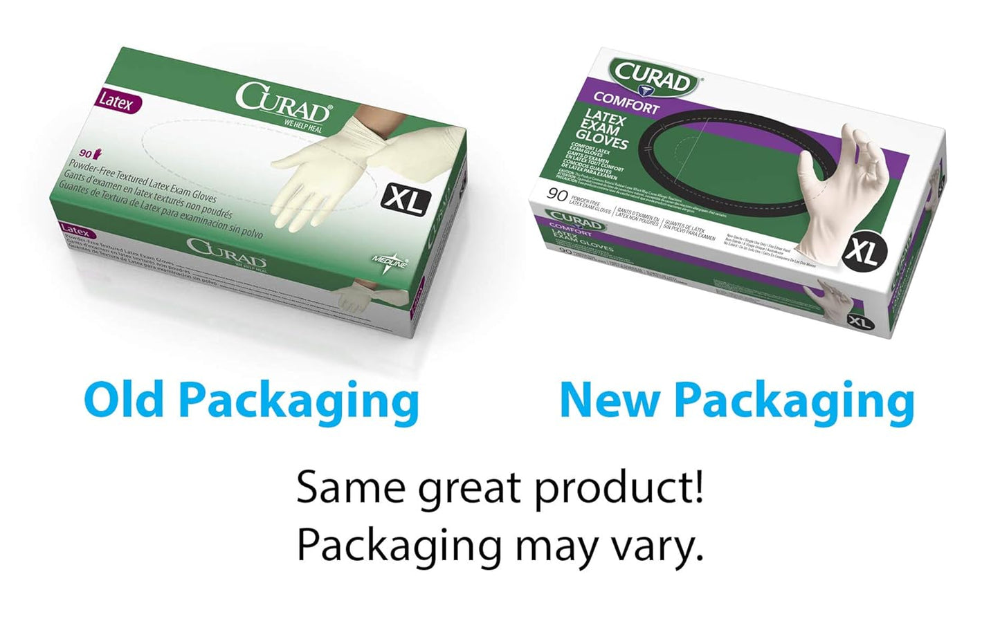 CURAD Comfort Disposable Medical Latex Gloves – Premium Protection for Healthcare Professionals