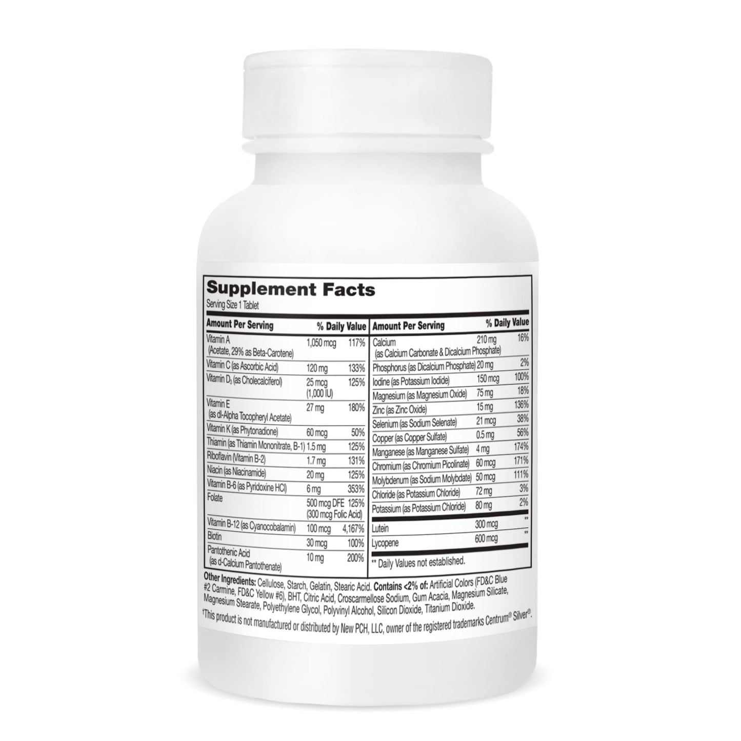 21st Century Sentry Senior Men 50Plus Tablets – Comprehensive Multivitamin & Multimineral Support