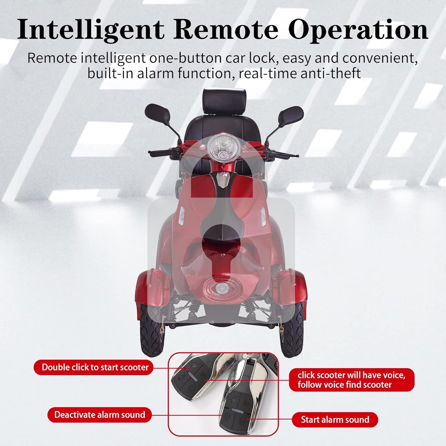 Heavy Duty 4-Wheel Mobility Scooter for Seniors & Adults – Powerful, All-Terrain & Long-Range Travel Solution