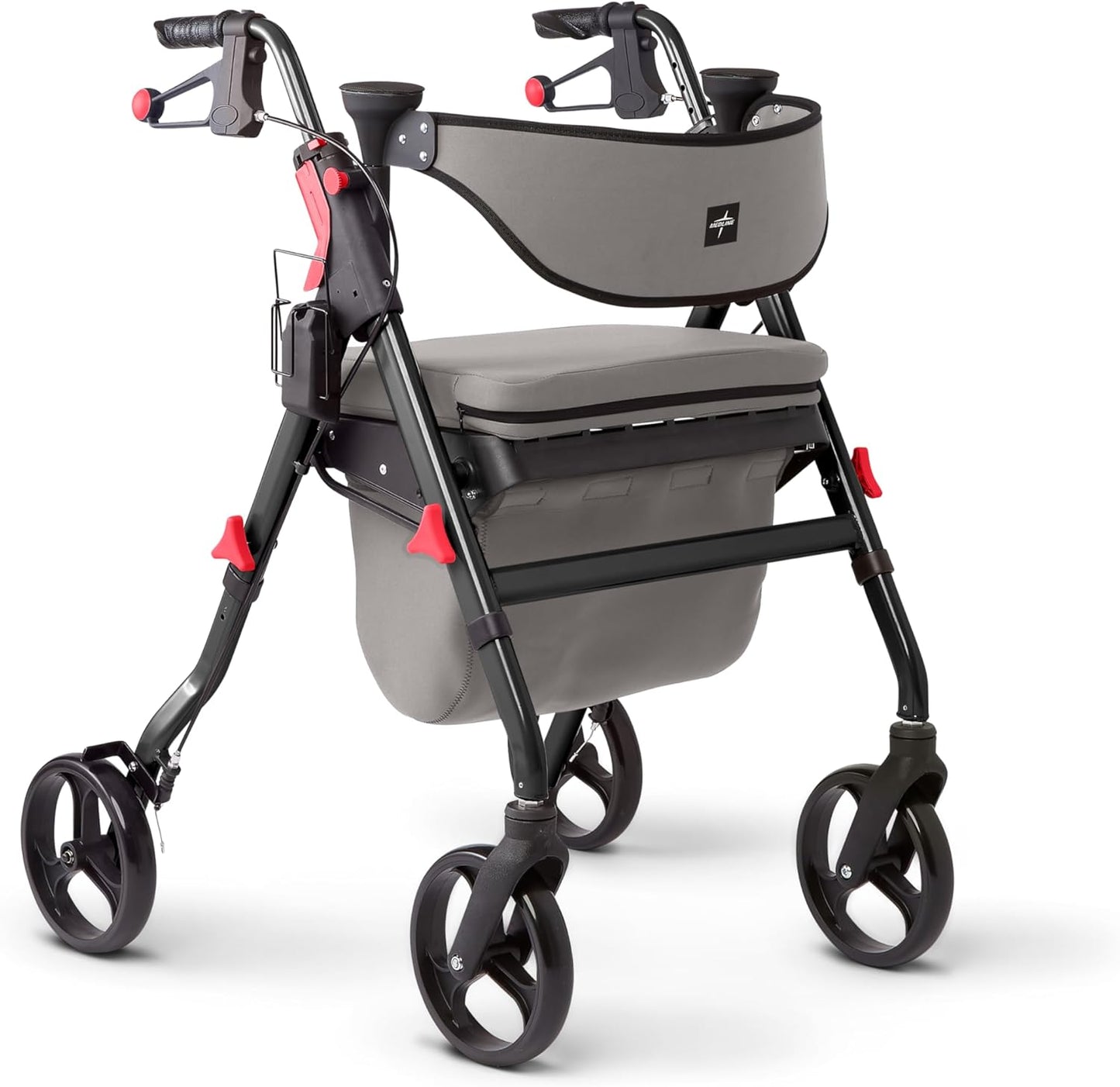 Medline Premium Empower Rollator Walker – Comfortable, Adjustable & Reliable Mobility Aid
