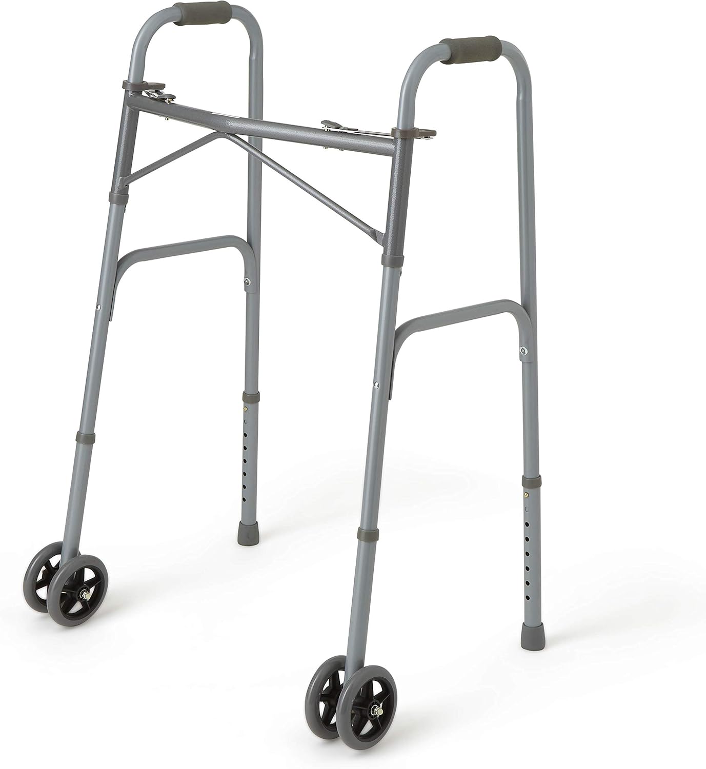 Medline Heavy-Duty Bariatric Folding Walker – Sturdy, Adjustable & Reliable Mobility Aid