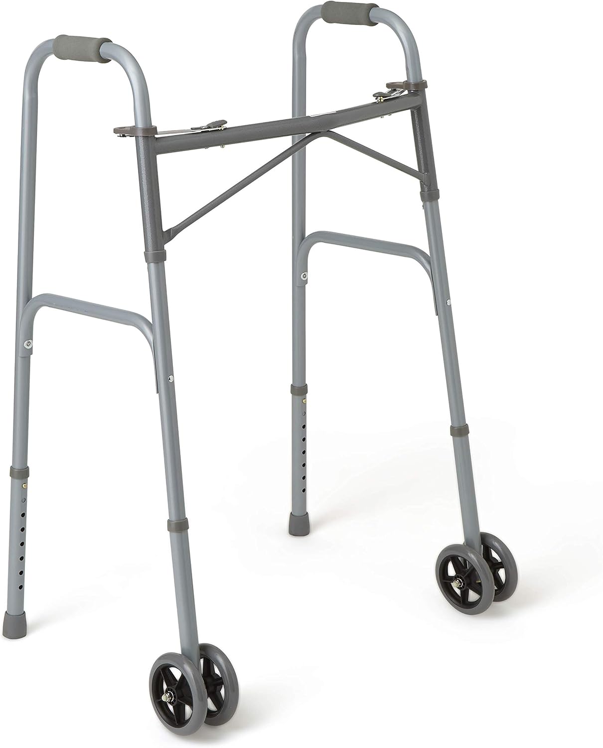 Medline Heavy-Duty Bariatric Folding Walker – Sturdy, Adjustable & Reliable Mobility Aid