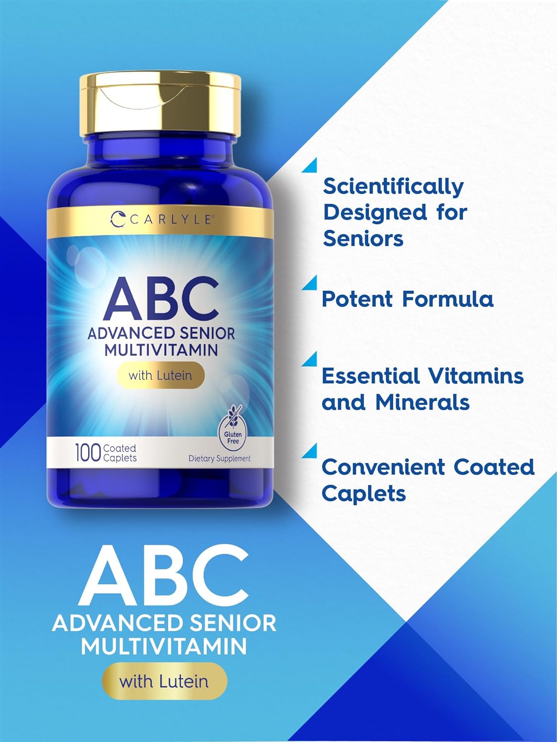 Carlyle Senior Multivitamin for Over 60 – Advanced Nutritional Support for Healthy Aging