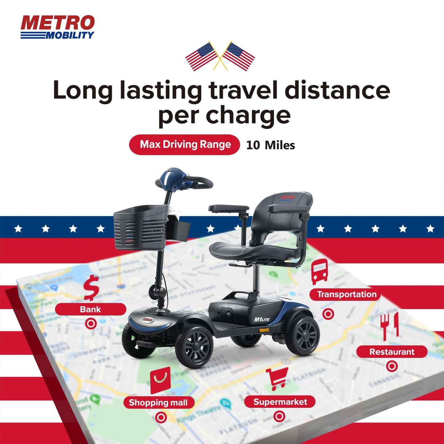 Folding Mobility Scooter for Seniors – Reliable, Comfortable, and Designed for Independence