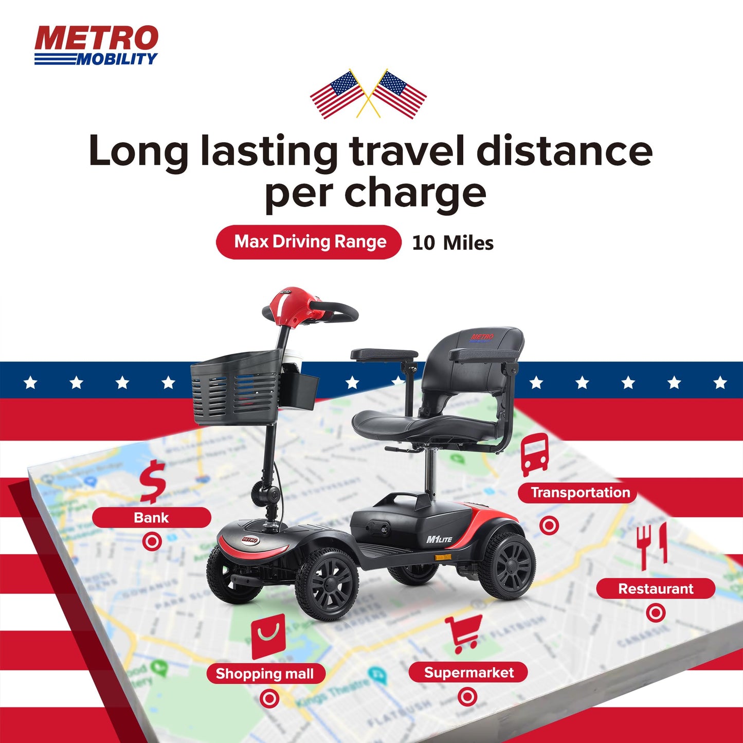 Folding Mobility Scooter for Seniors – Reliable, Comfortable, and Designed for Independence