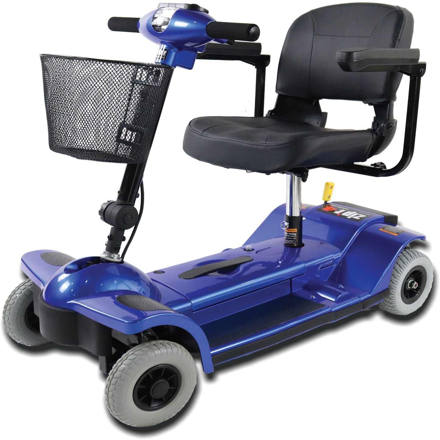 Zip’r Traveler Xtra 4 Wheel Spacious Long Range Mobility Scooter - Folding Motorized Wheelchair - Mobility Scooter for Adults, Travel, Seniors, Elderly - Mobility Scooters -