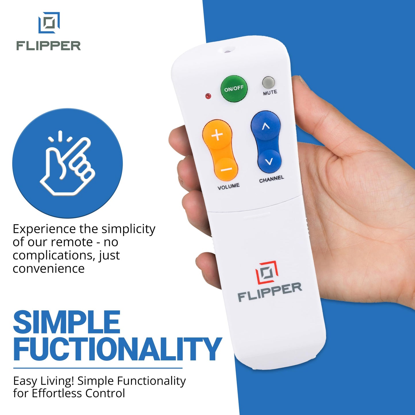 Big Button Universal TV Remote for Seniors – Simple, Easy, and Designed for Accessibility