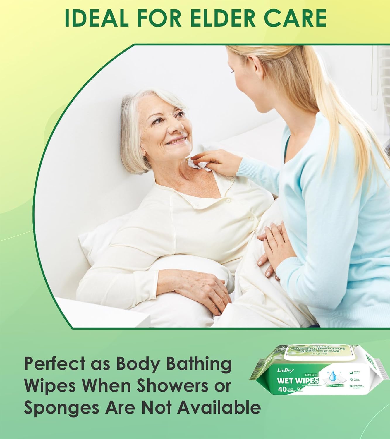 LivDry Ultimate XL 48 Count Adult Incontinence Underwear and LivDry Adult Wet Wipes 240 Count Bundle