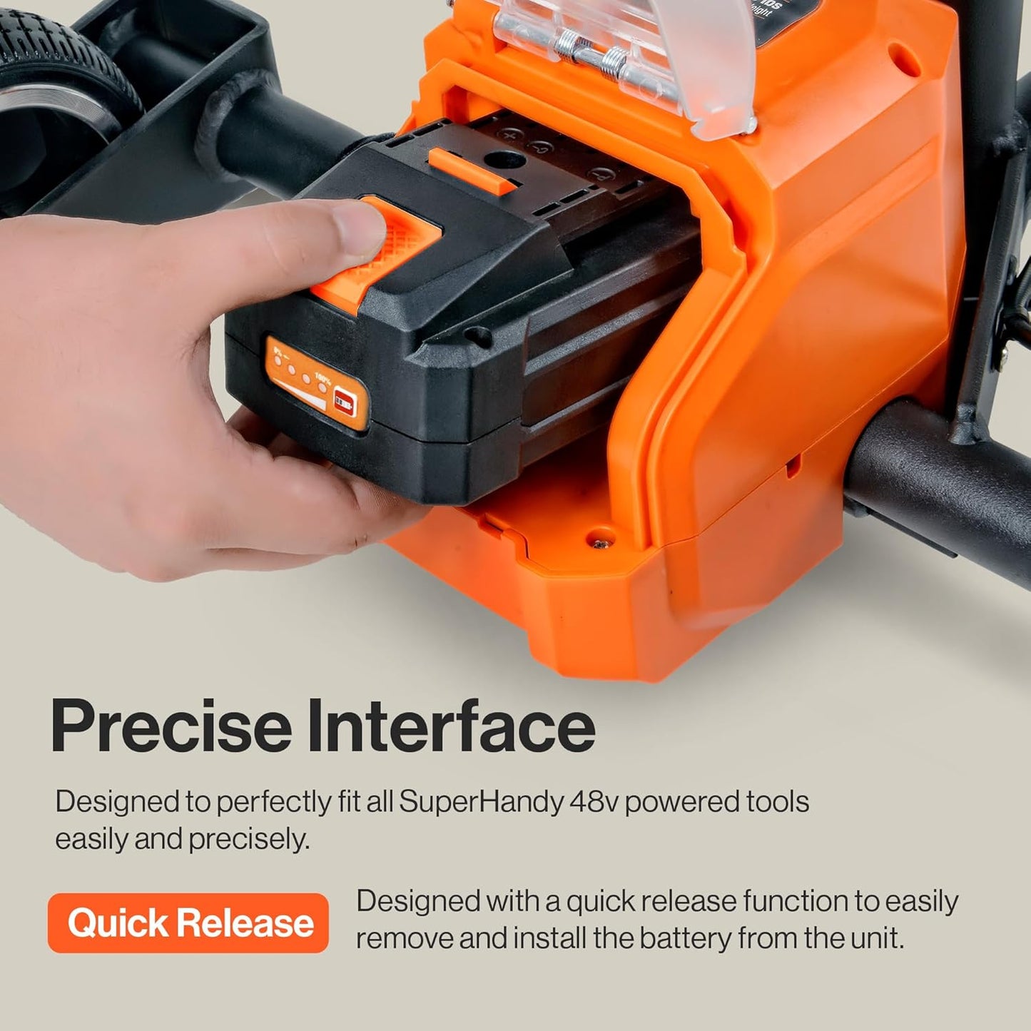 SuperHandy Lithium-Ion Rechargeable Battery 48V DC 2Ah 88.8 Watt Hours (for The Mobility Scooter, ULV Foggers, Earth/Ice Auger and More) (BL481-SH)
