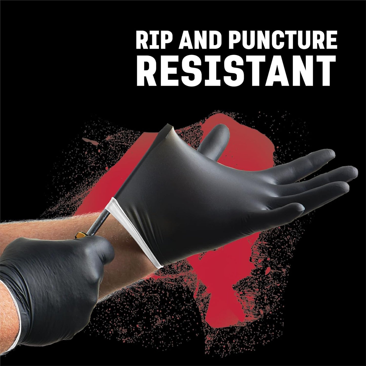 Venom Steel VEN6544 Nitrile Gloves – Heavy-Duty, Rip-Resistant Protection