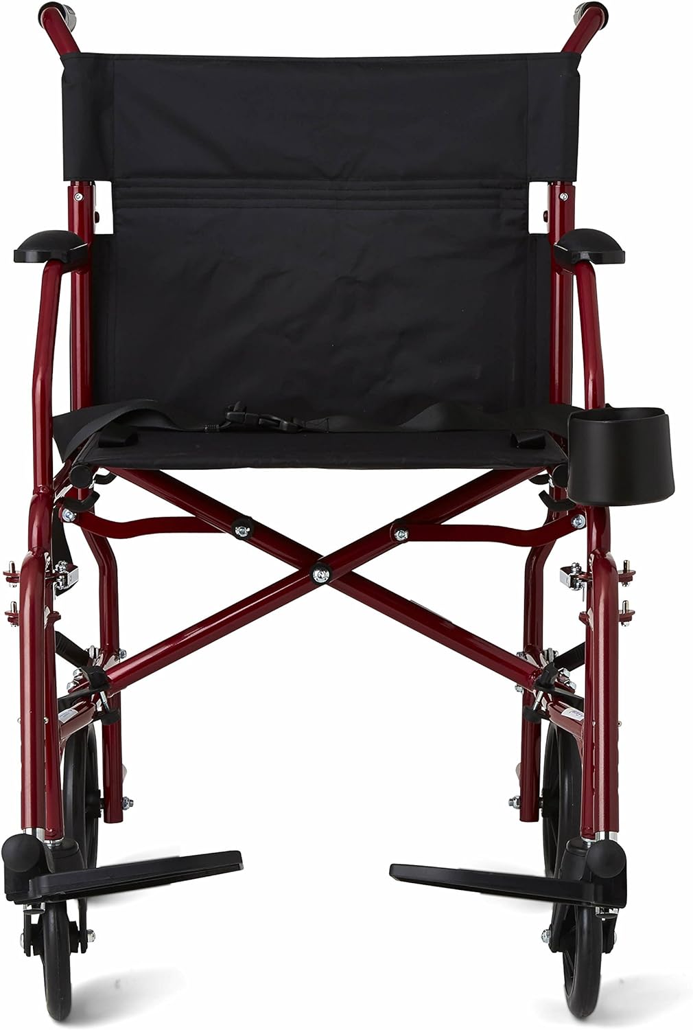 Medline Ultra Lightweight Transport Wheelchair for Adults – Foldable, Compact & Comfortable Mobility Solution