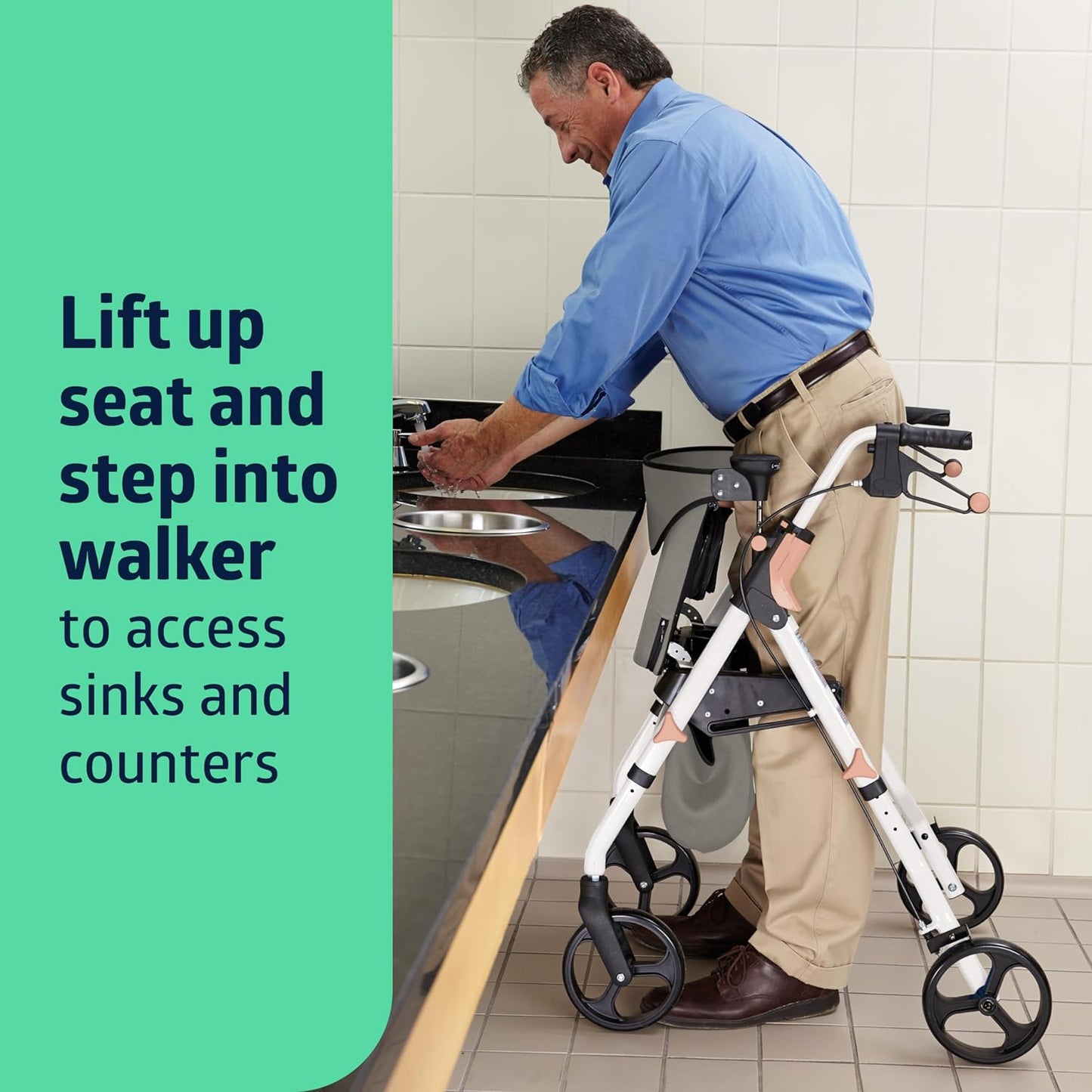 Medline Premium Empower Rollator Walker – Comfortable, Adjustable & Reliable Mobility Aid
