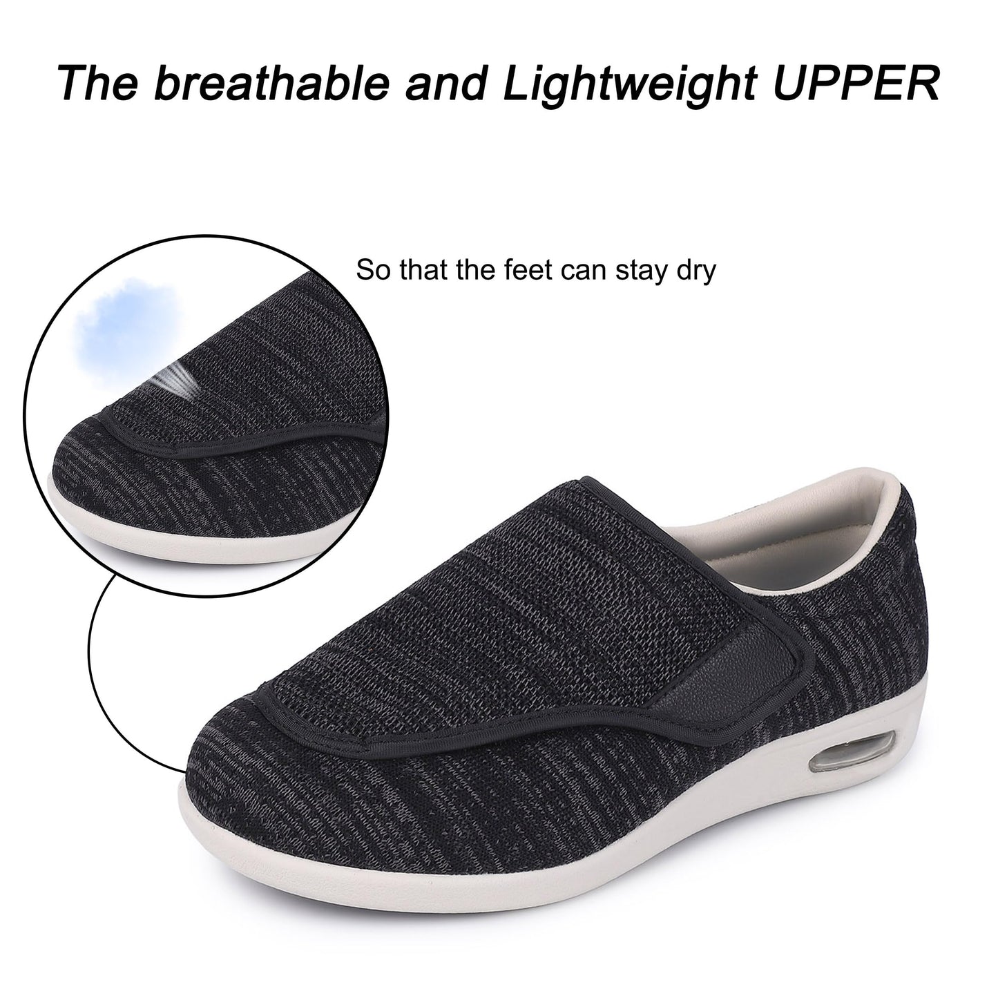 SPR&JOY Diabetic Shoes for Women – Comfortable & Supportive Footwear for Swollen Feet & Edema
