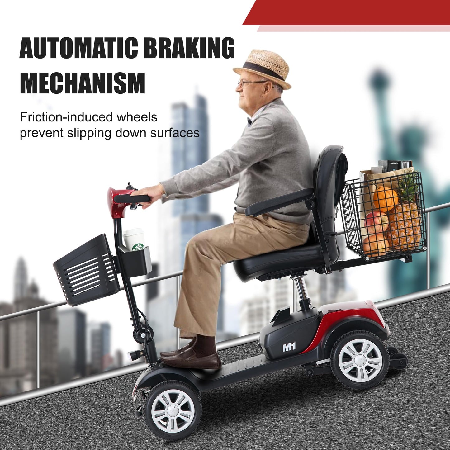 Folding Mobility Scooter for Seniors – Reliable, Comfortable, and Designed for Independence