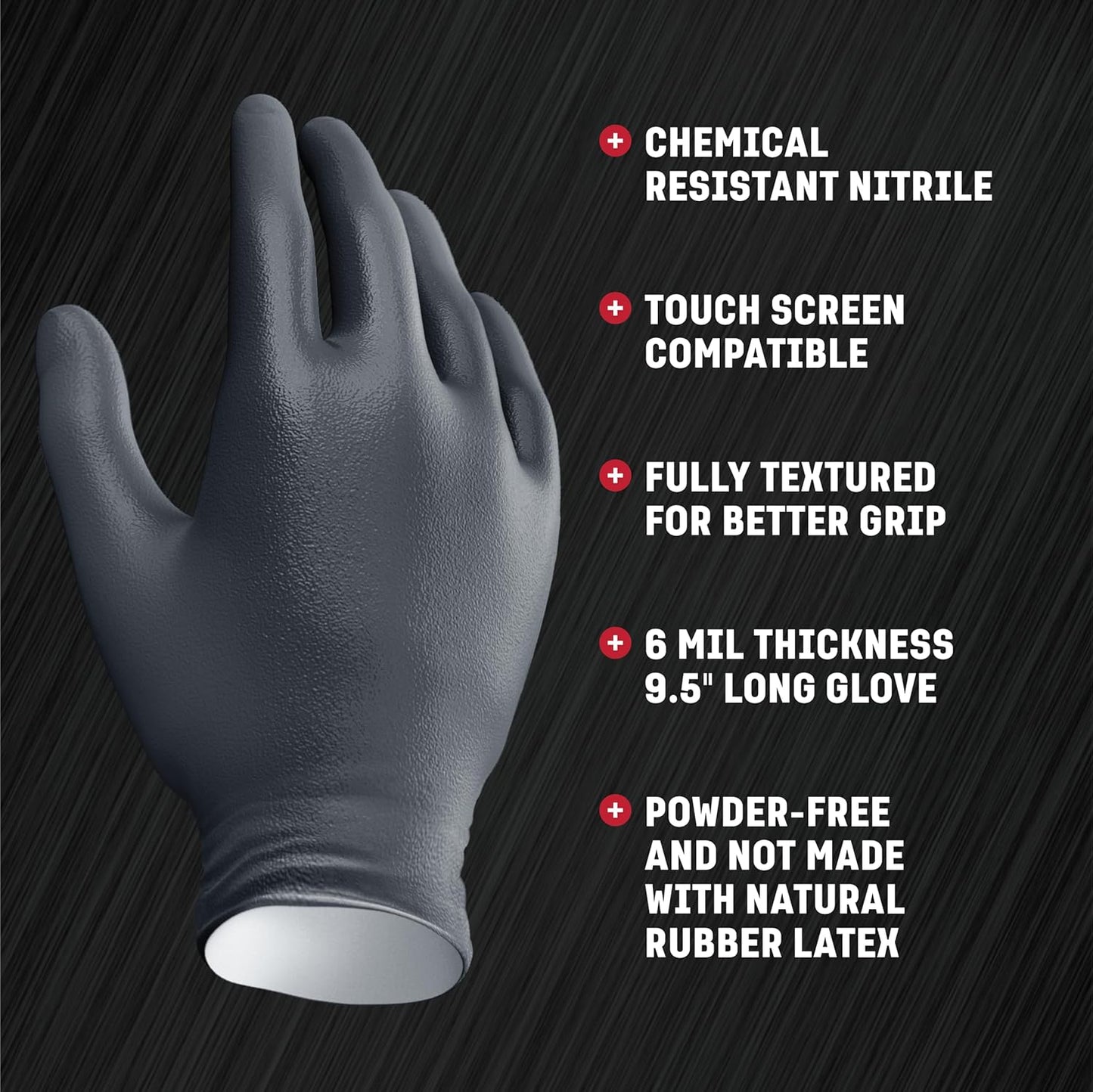Venom Steel VEN6544 Nitrile Gloves – Heavy-Duty, Rip-Resistant Protection