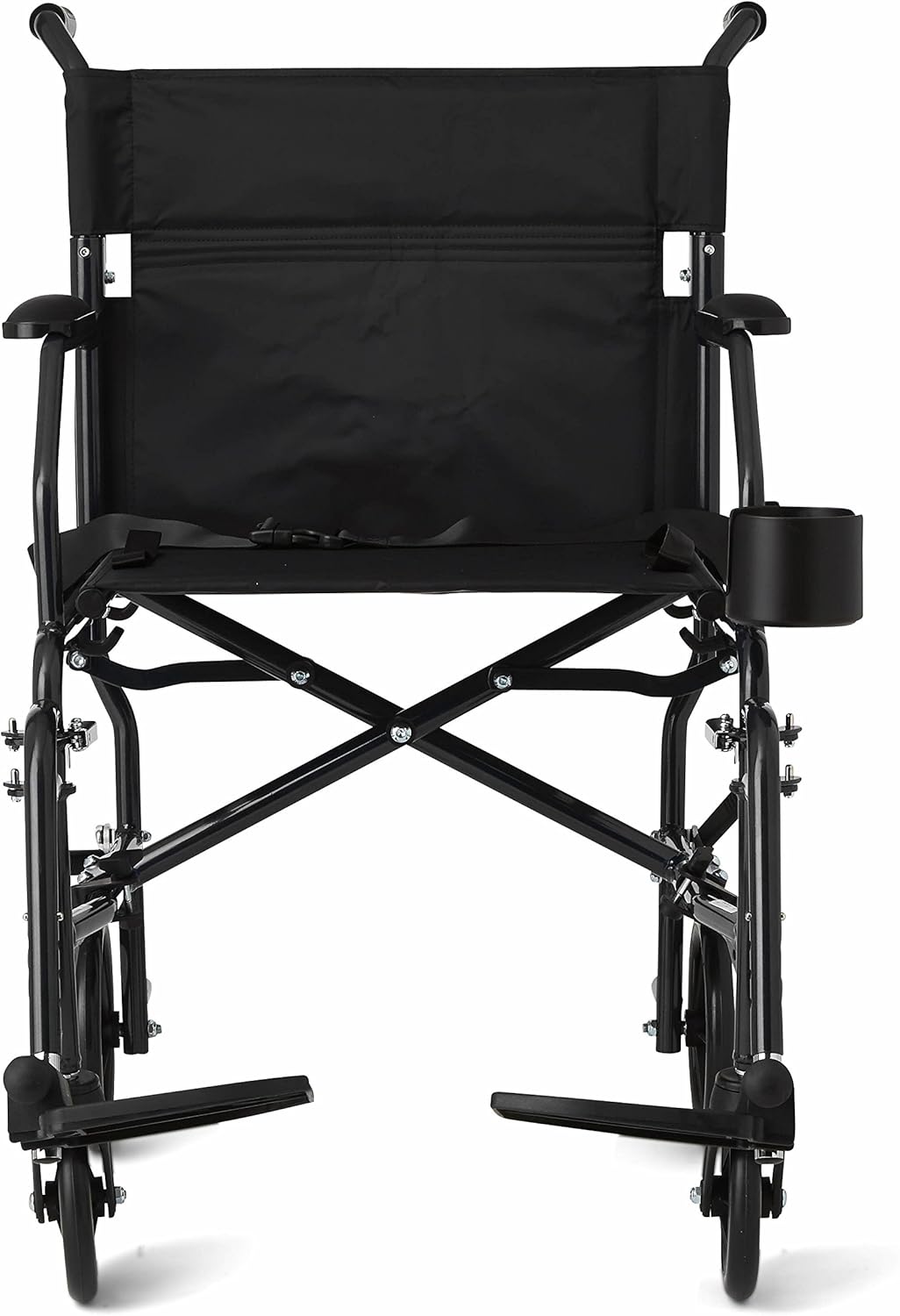 Medline Ultra Lightweight Transport Wheelchair for Adults – Foldable, Compact & Comfortable Mobility Solution