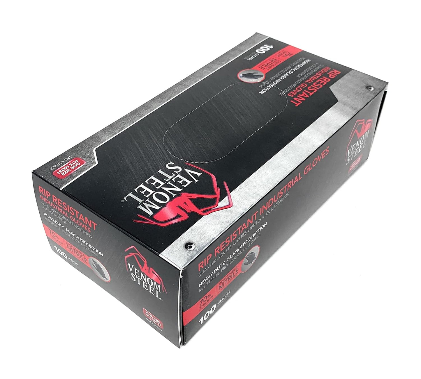 Venom Steel Industrial Nitrile Gloves – Heavy-Duty, Chemical-Resistant Protection