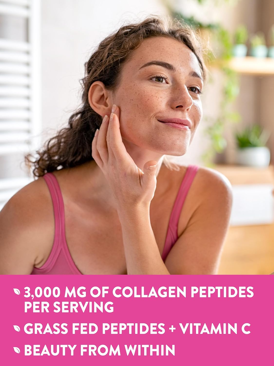 Nature's Truth Collagen Peptides | 90 Caplets | Type 1 and 3 with Vitamin C | Grass Fed, Non-GMO & Gluten Free Supplement