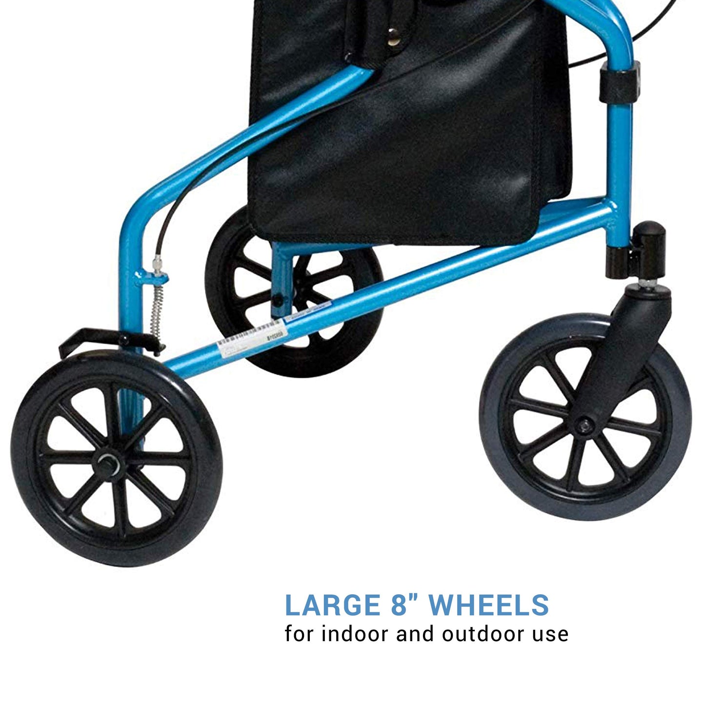 Lumex 3 Wheel Cruiser - Lightweight & Narrow Three Wheel Walkers for Seniors & Tight Spaces
