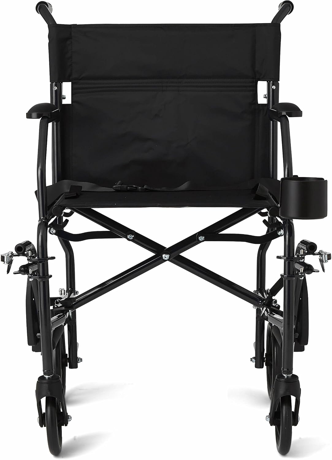 Medline Ultra Lightweight Transport Wheelchair for Adults – Foldable, Compact & Comfortable Mobility Solution