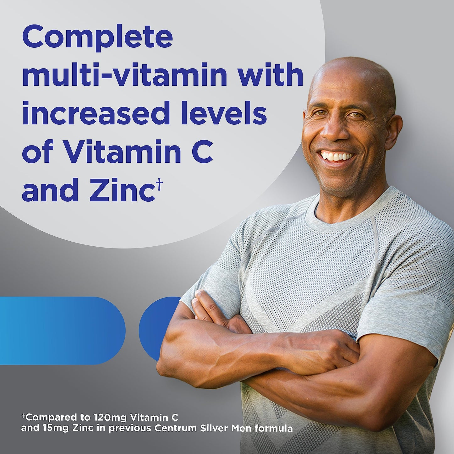 Centrum Silver Men's 50+ Multivitamin – Essential Daily Nutrition for Memory, Cognition & Overall Wellness