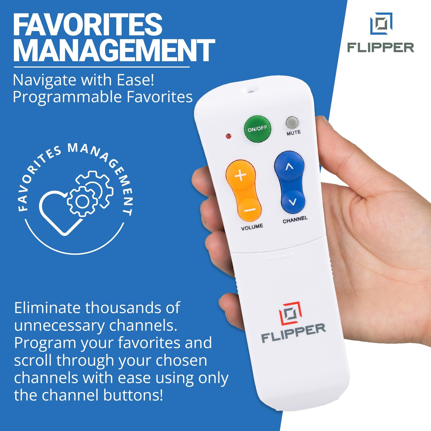 Big Button Universal TV Remote for Seniors – Simple, Easy, and Designed for Accessibility