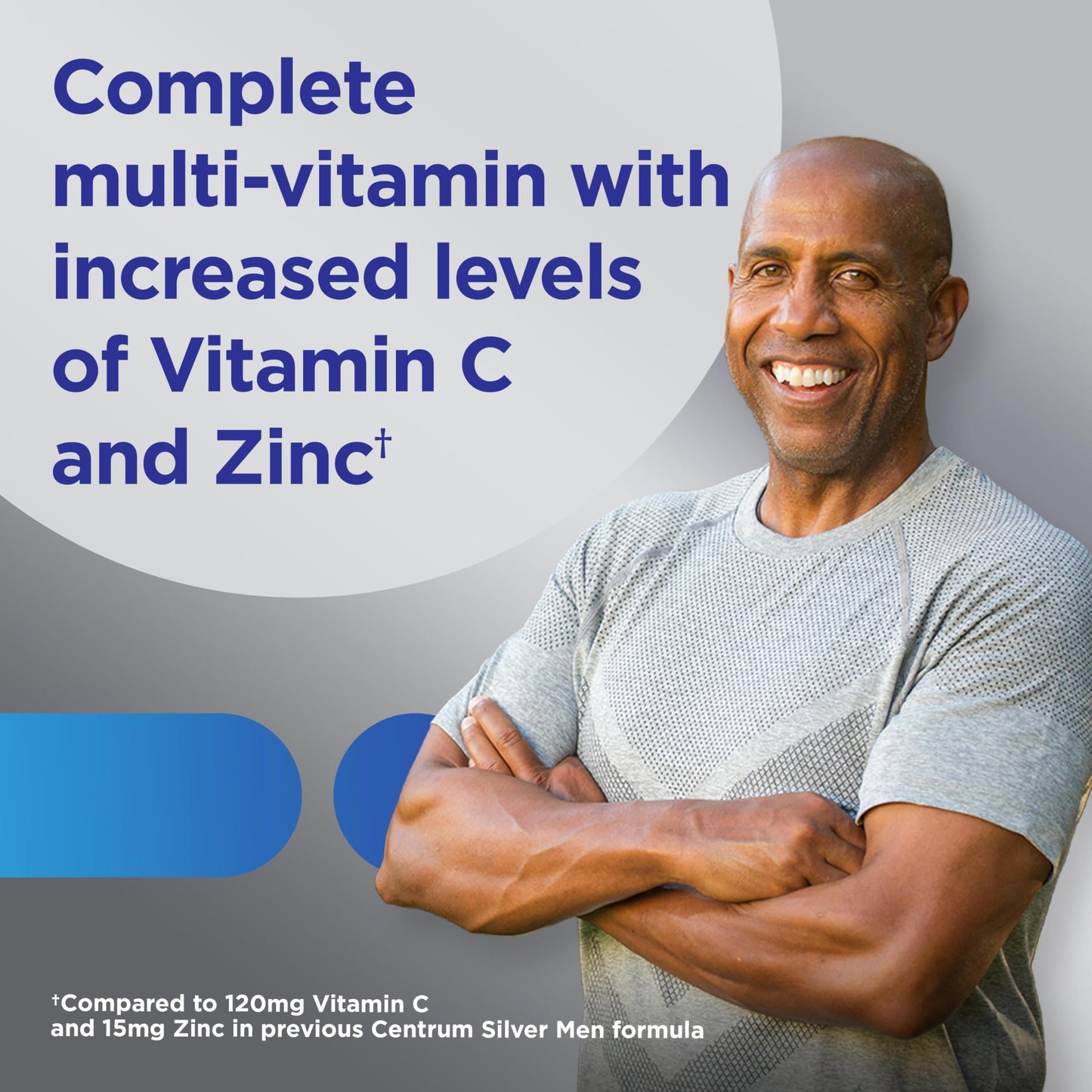 Centrum Silver Men's 50+ Multivitamin – Essential Daily Nutrition for Memory, Cognition & Overall Wellness