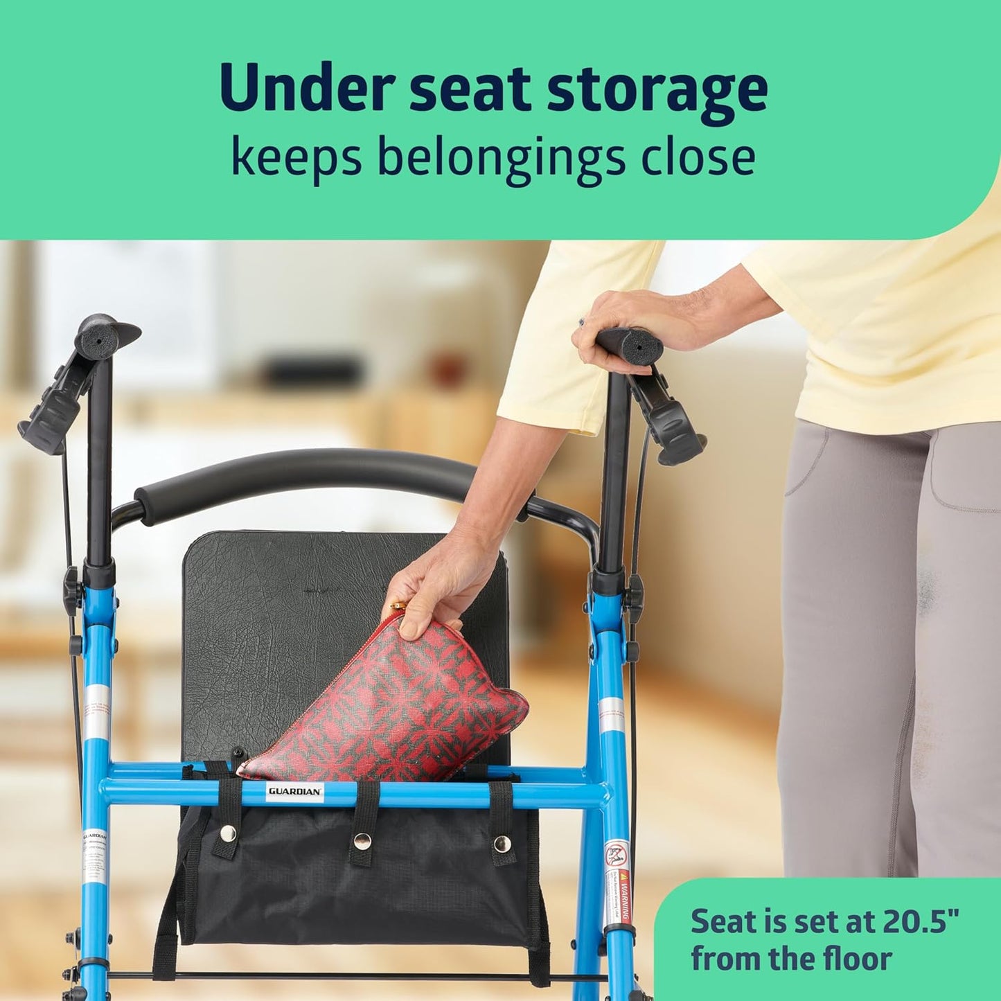 Medline Steel Rollator Walker – Durable, Adjustable & Reliable Mobility Aid