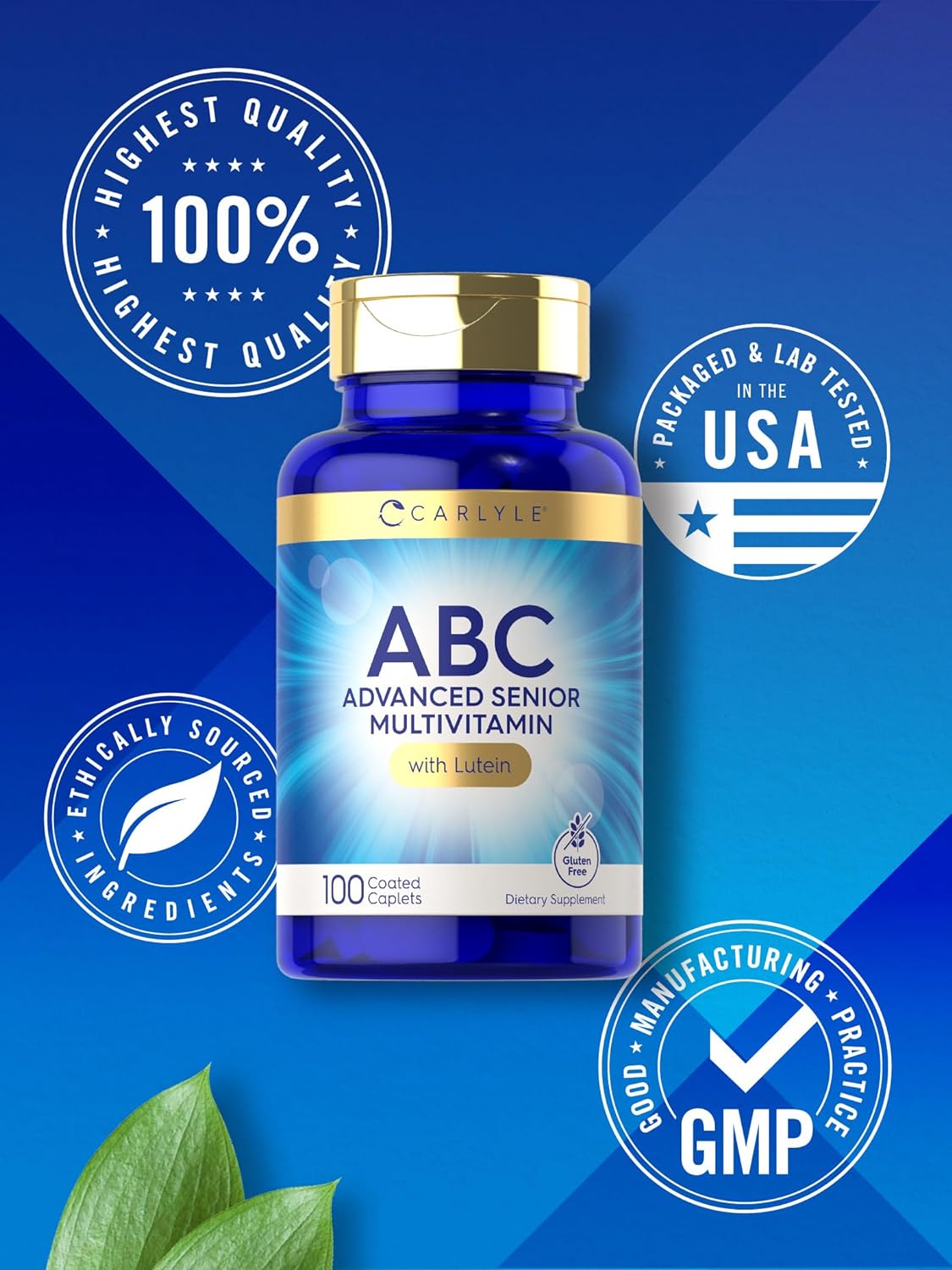 Carlyle Senior Multivitamin for Over 60 – Advanced Nutritional Support for Healthy Aging