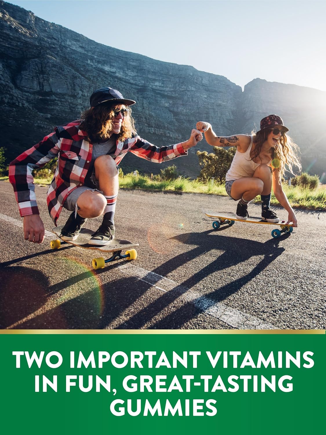 Nature's Truth Vitamin D3 + K2 Gummies | 50 Count | Peach Mango Flavor | Vegetarian, Non-GMO & Gluten Free Supplement