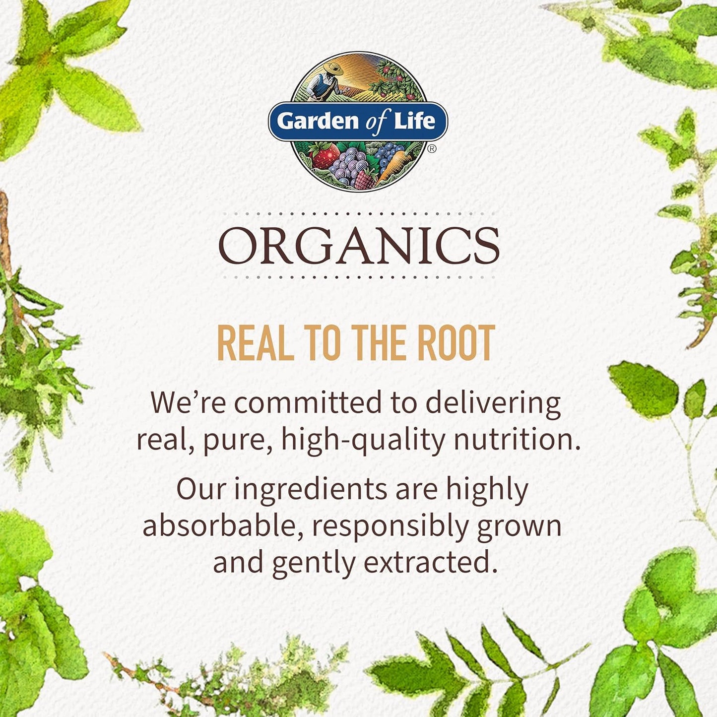 Garden of Life Organics Adrenal Daily Balance, Adaptogenic Herbs Ashwagandha, Holy Basil, B Complex & Probiotics, Organic Non-GMO, Vegan, Gluten Free Supplement, Two Month Supply, 120 Tablets